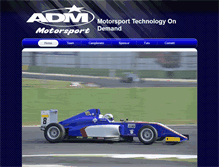 Tablet Screenshot of admmotorsport.com